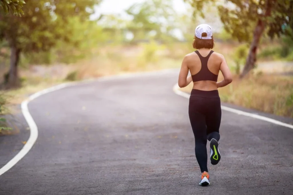 Woman Outdoor Running