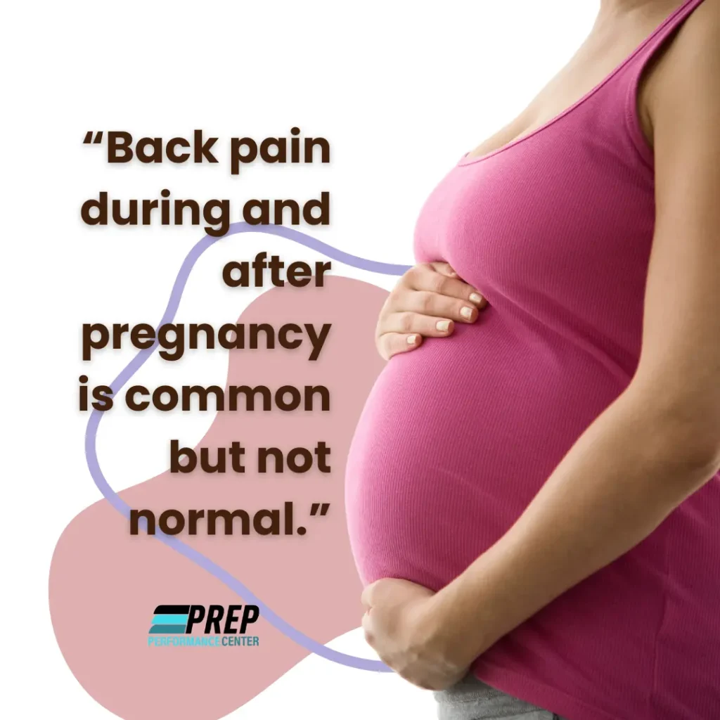 Is back pain normal with pregnancy?